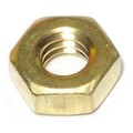 Midwest Fastener Hex Nut, 1/4"-20, Brass, 20 PK 38741